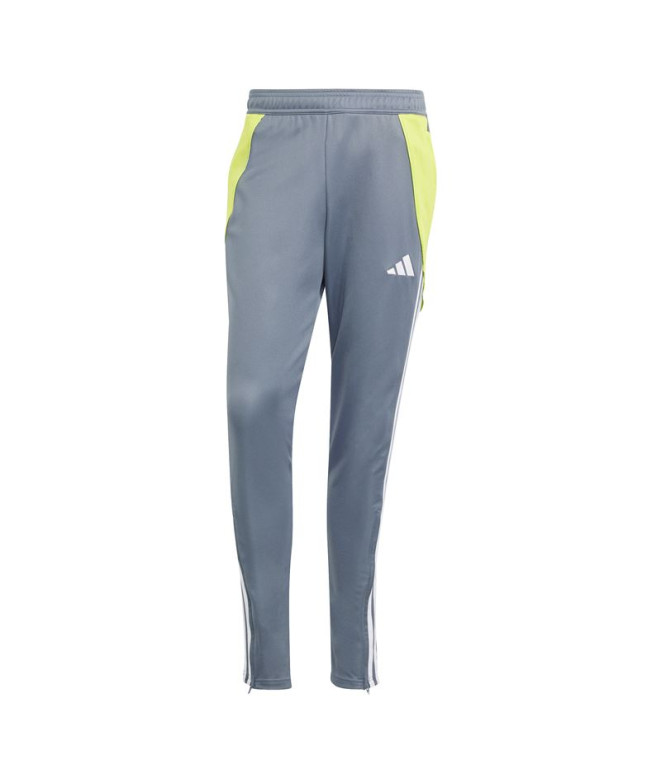 Calça de Futebol adidas Tiro24 Homem Cinzento