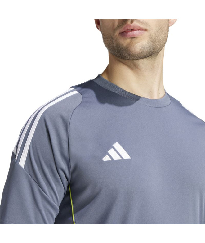 Camiseta de Fútbol adidas Tiro24 Hombre Gris