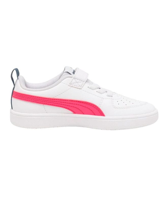 Chaussures Puma Rickie Ac Blanc/Rose Enfant