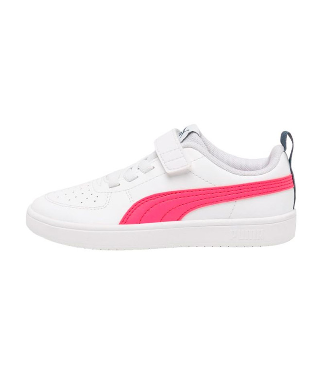 Chaussures Puma Rickie Ac Blanc/Rose Enfant