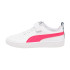Sapatilhas Puma Rickie Ac Branco/Rosa Infantil