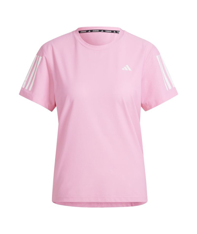 Camiseta de Running adidas Own The Run Mujer Rosa
