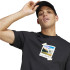 Camiseta adidas All Day I Dream Homem Preto