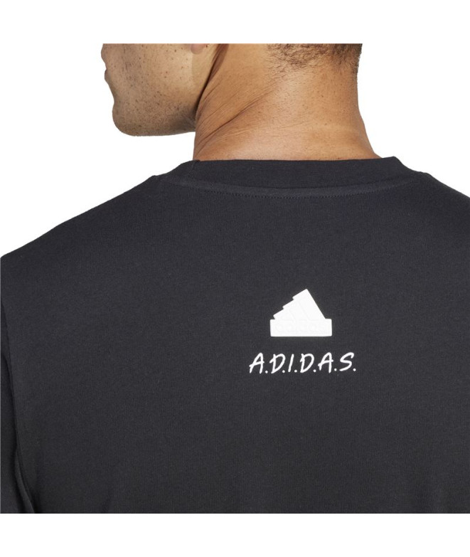 T-shirt adidas All Day I Dream Homme Noir