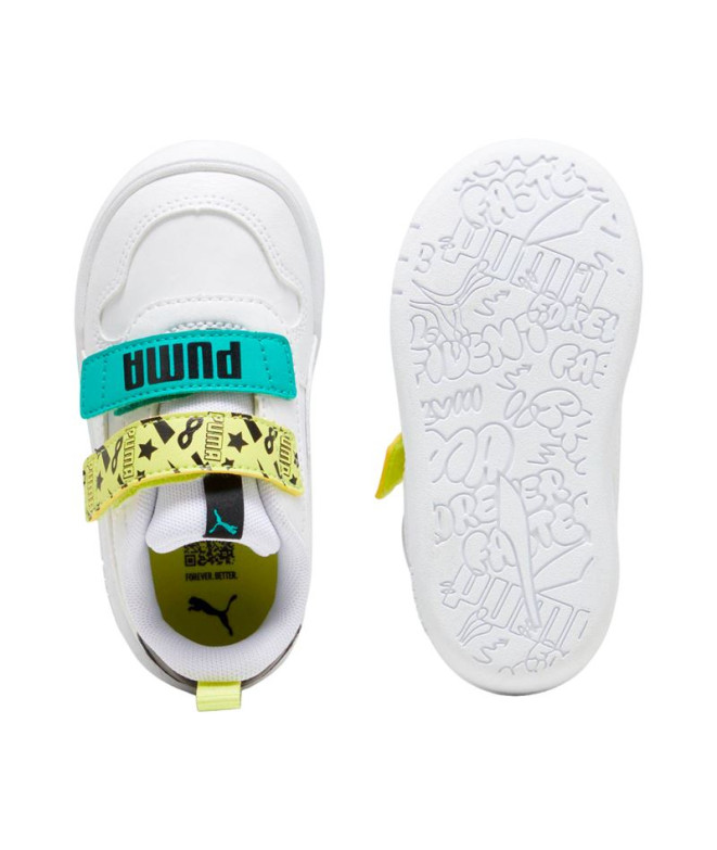 Zapatillas Puma Multiflex Blanco Infantil