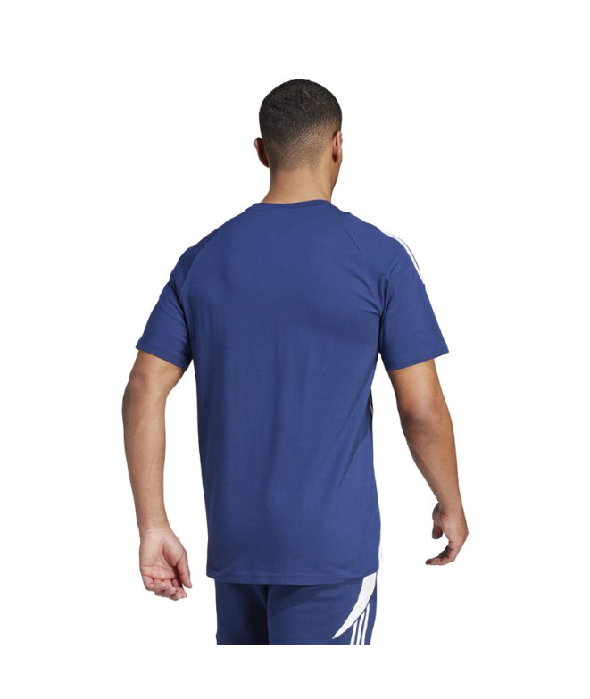 Camiseta de Futebol adidas Tiro24 Homem Azul
