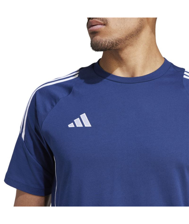 Camiseta de Futebol adidas Tiro24 Homem Azul