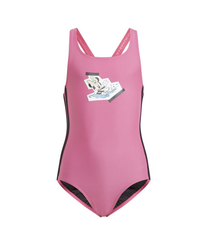 Maillot de bain de Natation adidas Disney Minnie 3 Stripes Enfant Pink