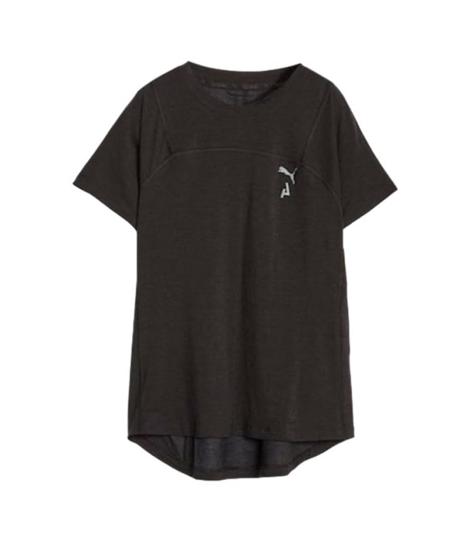 T-shirt Running by Puma Run Favorite AOP Noir Homme