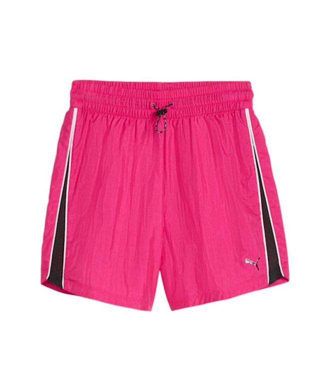 Collants Fitness Femme by Puma Fit Woven Pink