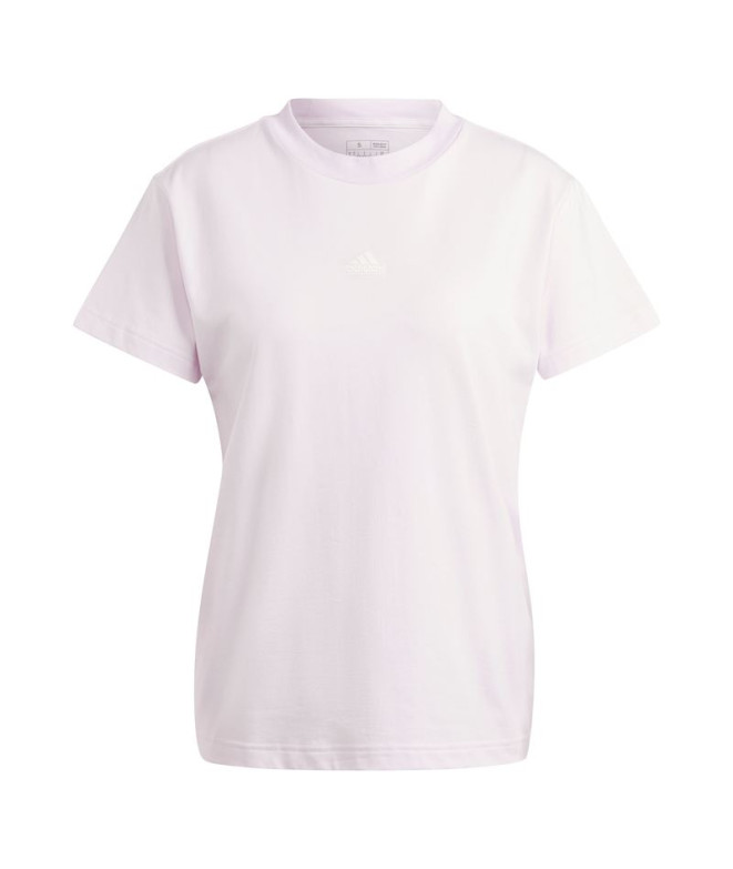 Camiseta adidas Embroidered Mujer Rosa