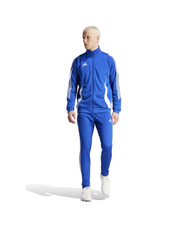 Veste de Football adidas Tiro24 Tr Homme Bleu