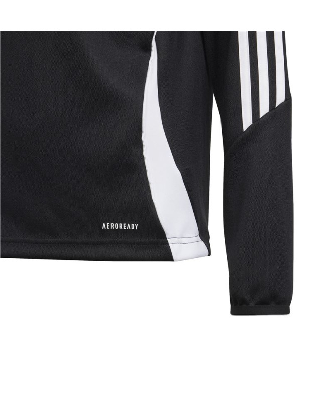 Camiseta de Futebol adidas Tiro24 Infantil Preto