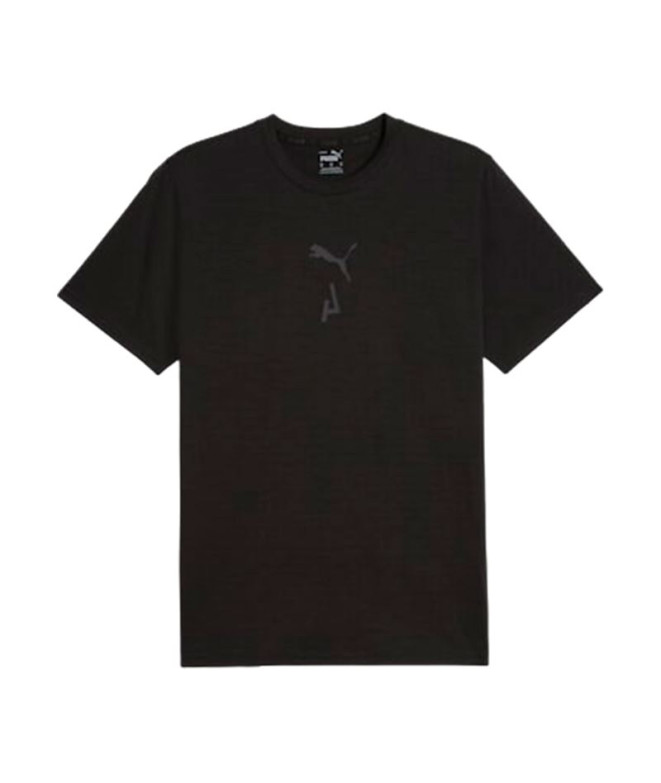 T-shirt by Fitness Puma Hommes Graphic Seasons Homme Black