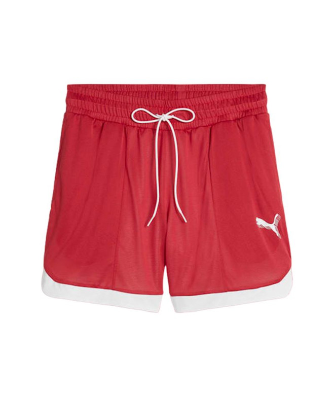 Calça Basquetebol Mulher de Puma Arc-hitect Mesh Red