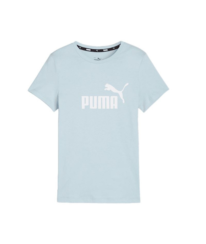 Camiseta Puma Essentials Infantil Turquesa