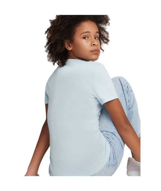 Camiseta Infantil Puma Essentials Turquoise