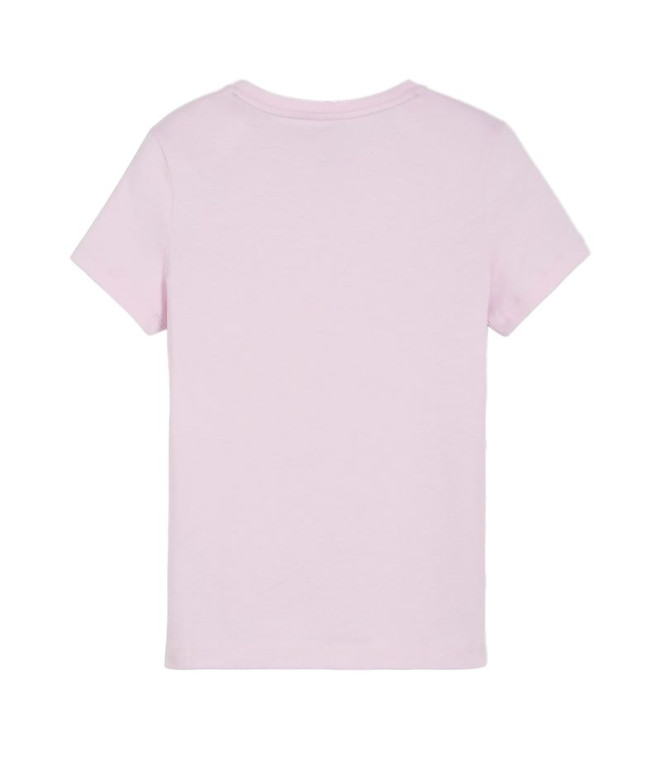 Camiseta Infantil Puma Essentials Lilás