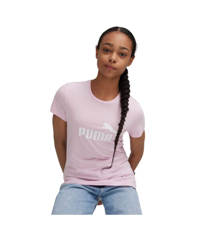 Camiseta Infantil Puma Essentials Lilás