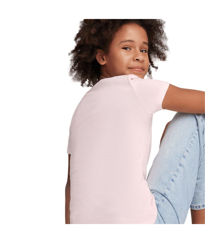 Camiseta Infantil Puma Essentials Rosa