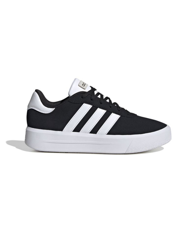 Sapatilhas adidas Court Plataforma de camurça Mulher Preto