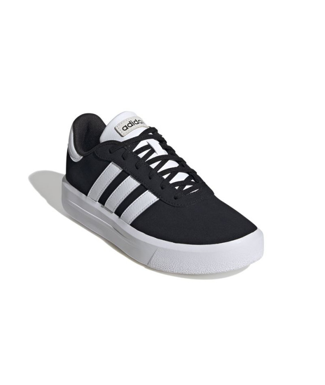 Zapatillas adidas Court Platform Suede Mujer Negro