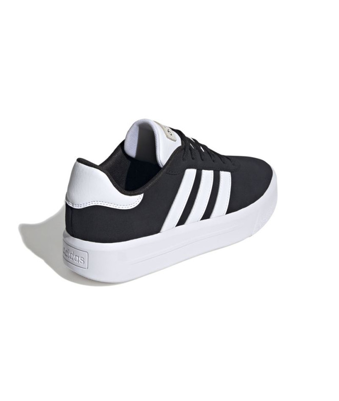 Zapatillas adidas Court Platform Suede Mujer Negro
