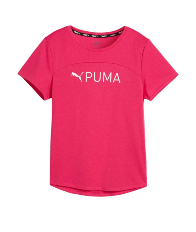 T-shirt by Fitness Puma Fit Ultrabreathe Femme Pink