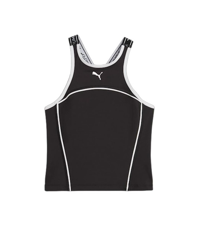 Camiseta Fitness Mulher por Puma Fit Preto