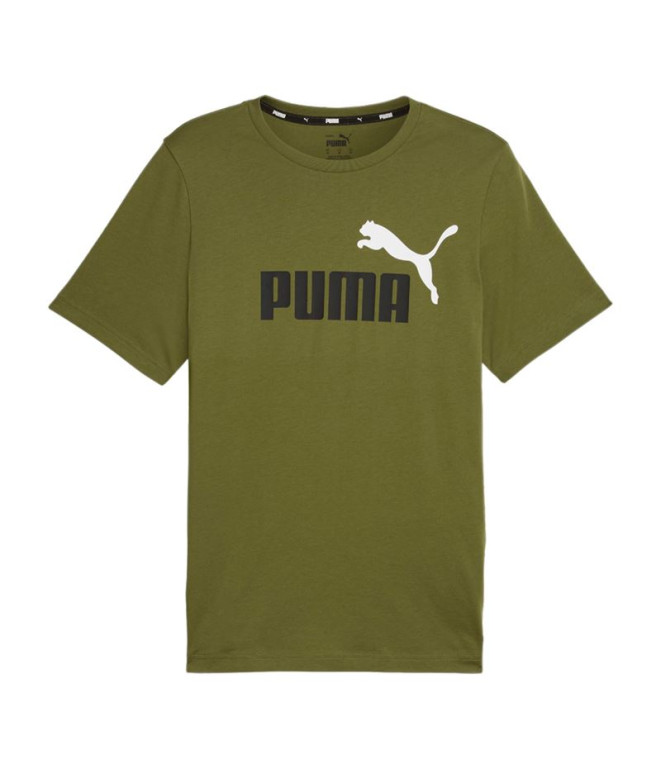 Camiseta Homem Puma Essentials+ 2 Cor Verde