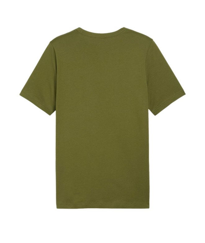 Camiseta Puma Essentials+ 2 Colour Hombre Verde