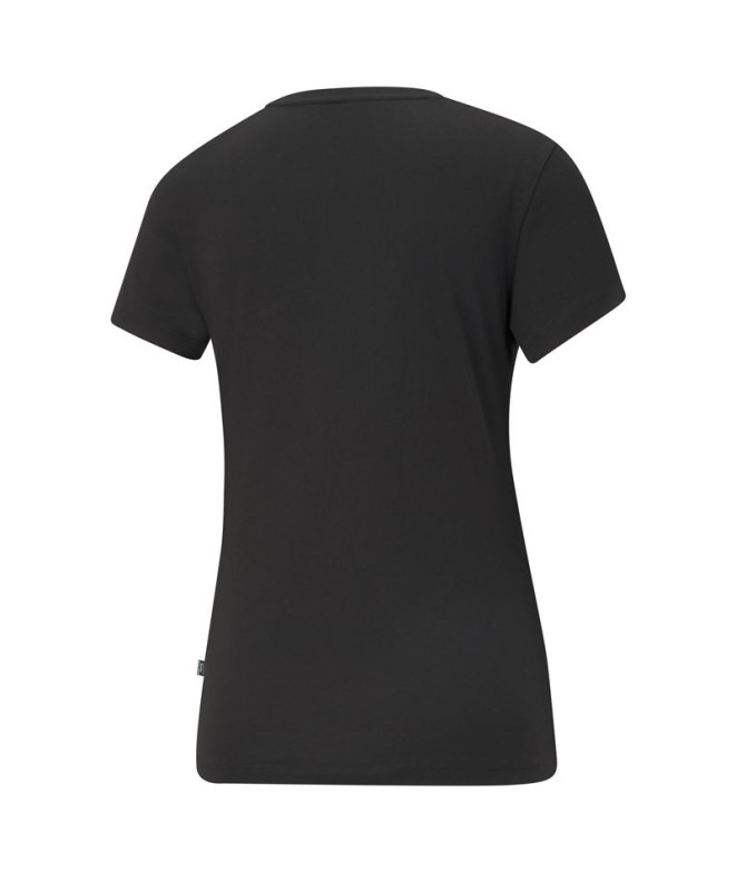 Camiseta Puma Essenstials Small Logo Mujer Negro