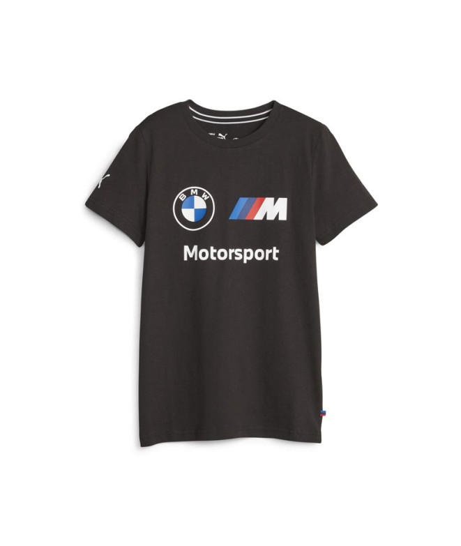 Camiseta Infantil Puma Bmw Motorsport Preto