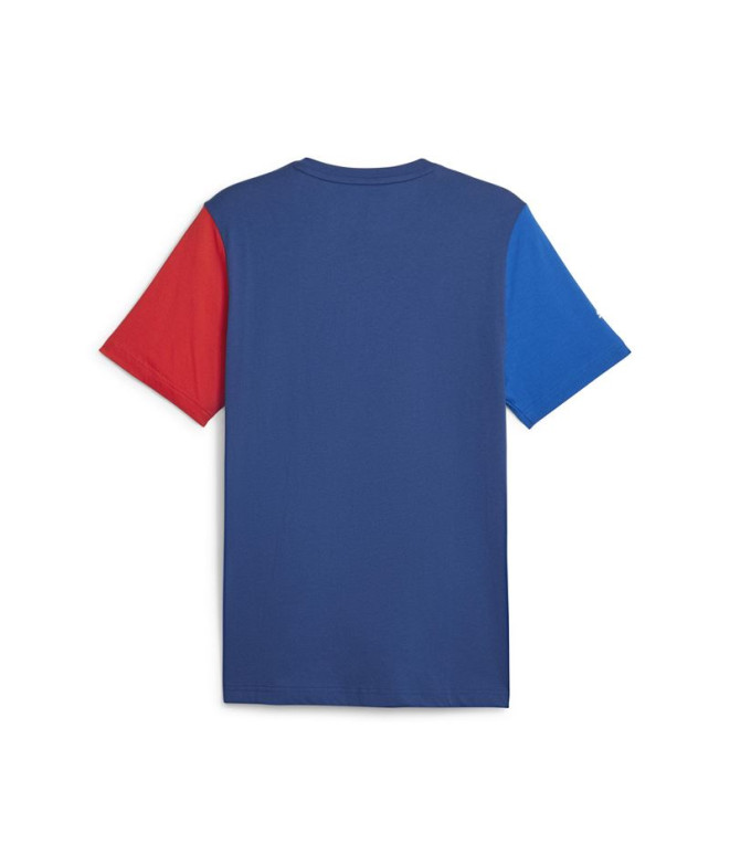 T-shirt Homme Puma Bmw Mms Ess Logo Navy Blue