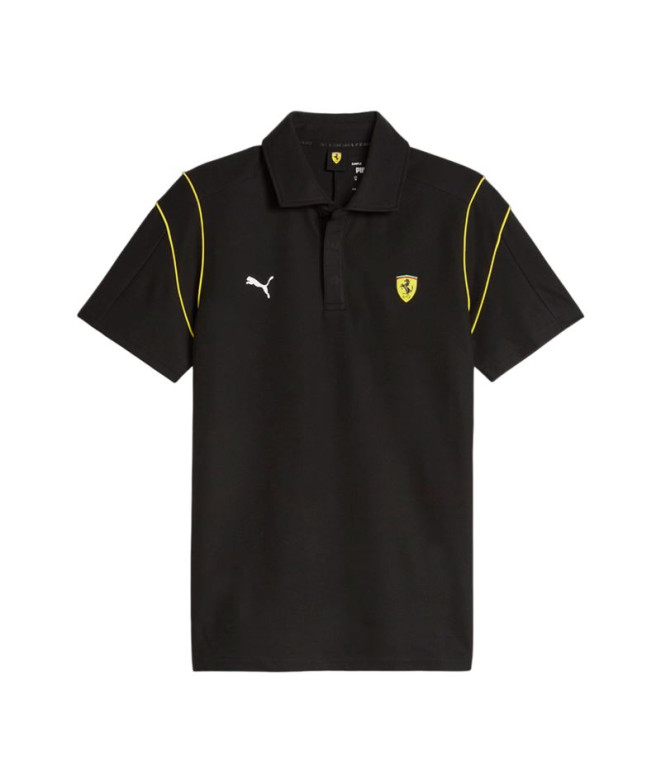 Polo Puma Ferrari Scuderia MT7 Homem Preto