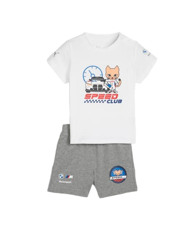 Conjunto Bebês Puma BMW Motorsport Branco