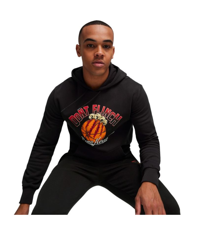 Sudadera de Baloncesto Puma Graphic Hombre Negro