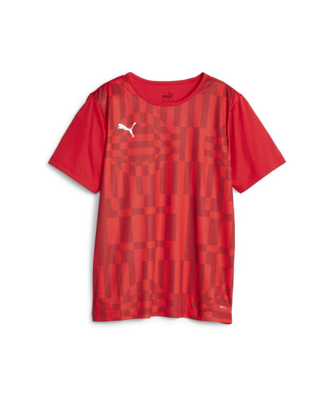 Camiseta de Fútbol Puma Individualrise Graphic Infantil Rojo