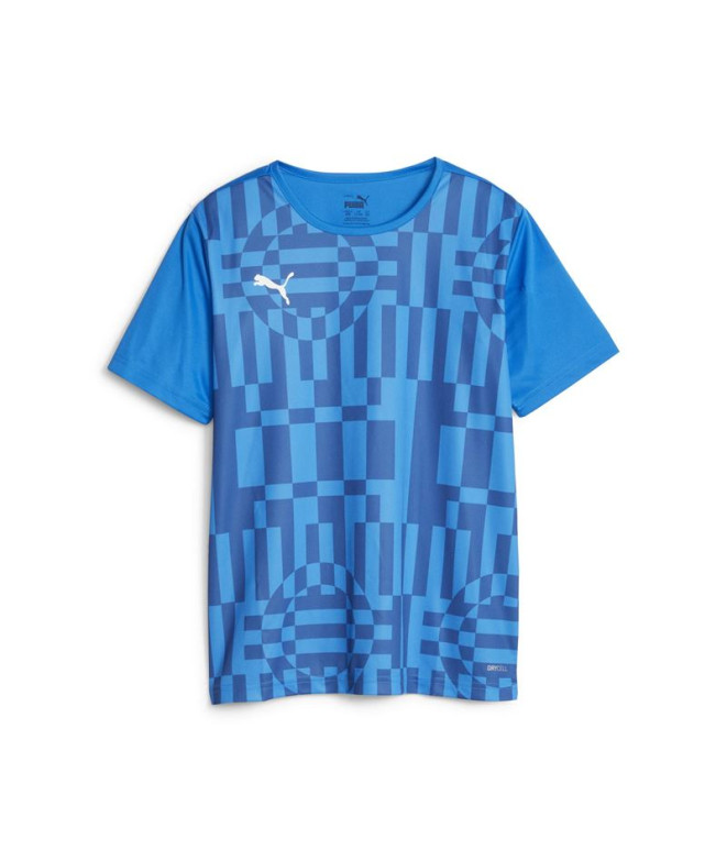 Camiseta Futebol Infantil by Puma Individualrise Graphic Blue