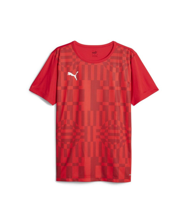 T-shirt Football Homme by Puma Individualrise Graphic Red