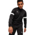 Camiseta Futebol Homem de Puma individualRISE 1/4 Z Preto