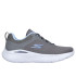 Chaussures Skechers Go Run Lite Femme Charcoal Textile/Blue Trim