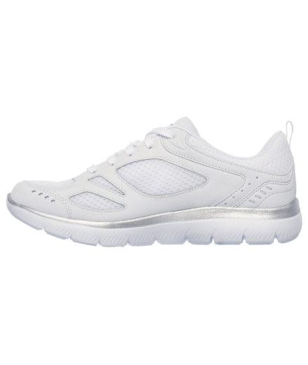 Chaussures Skechers Summits-Suited Femme Blanc / Mesh/... 2