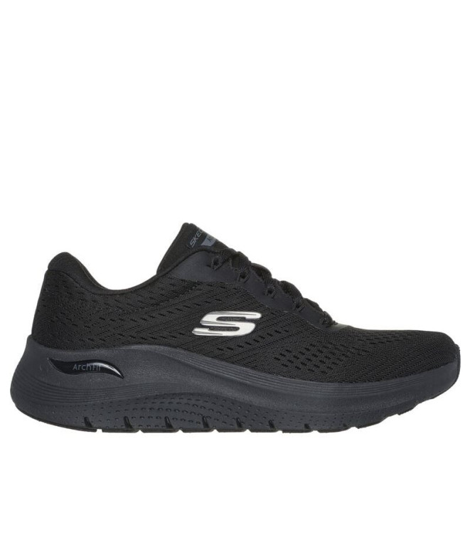 Sapatilhas Skechers Arch Fit 2.0 - Big L Mulher Malha preta/guarnição de bronze