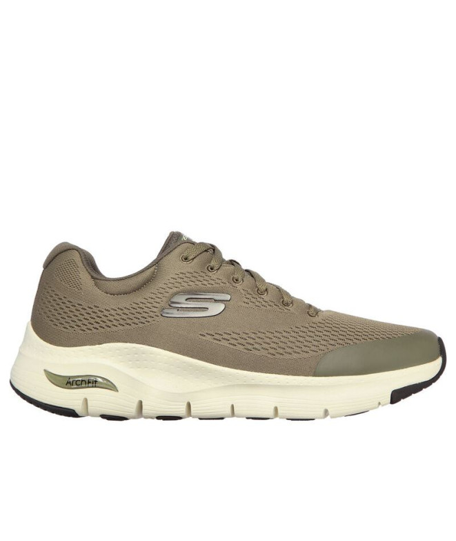 Chaussures Skechers Arch Fit Homme Olive