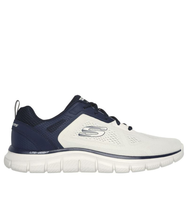 Chaussures Skechers Track - Broader Homme Off White /Pu/Navy