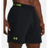 Pantalones de fitness Under Armour Vanish Woven 6in Negro Hombre