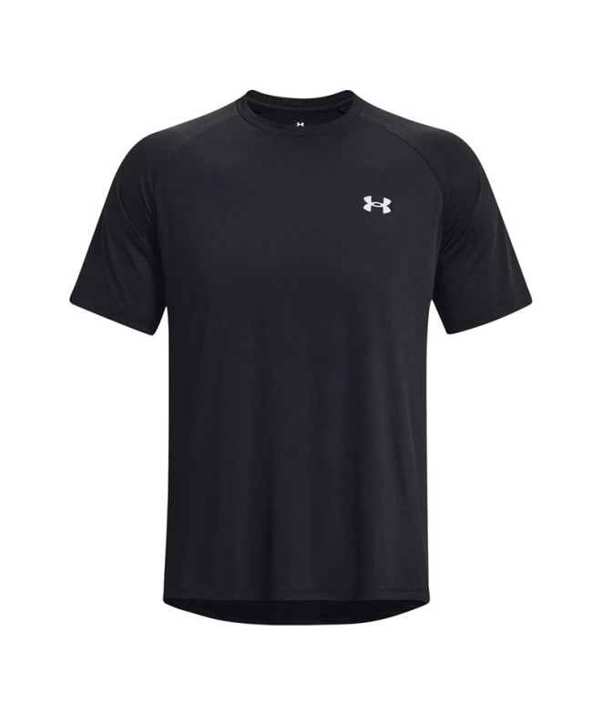 Camiseta de Fitness Under Amour Tech Reflective Negro Hombre