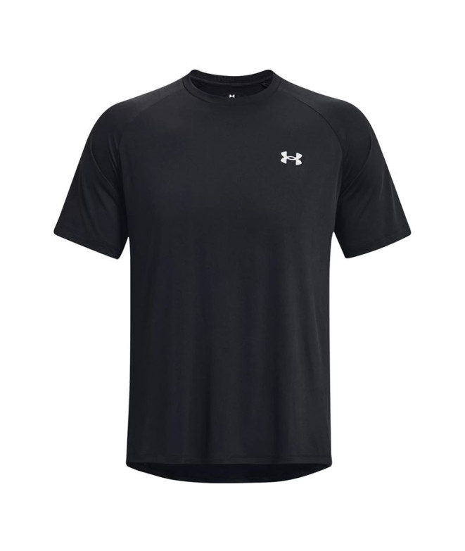 Camiseta Fitness por Under Amour Tech Refletor Preto Homem