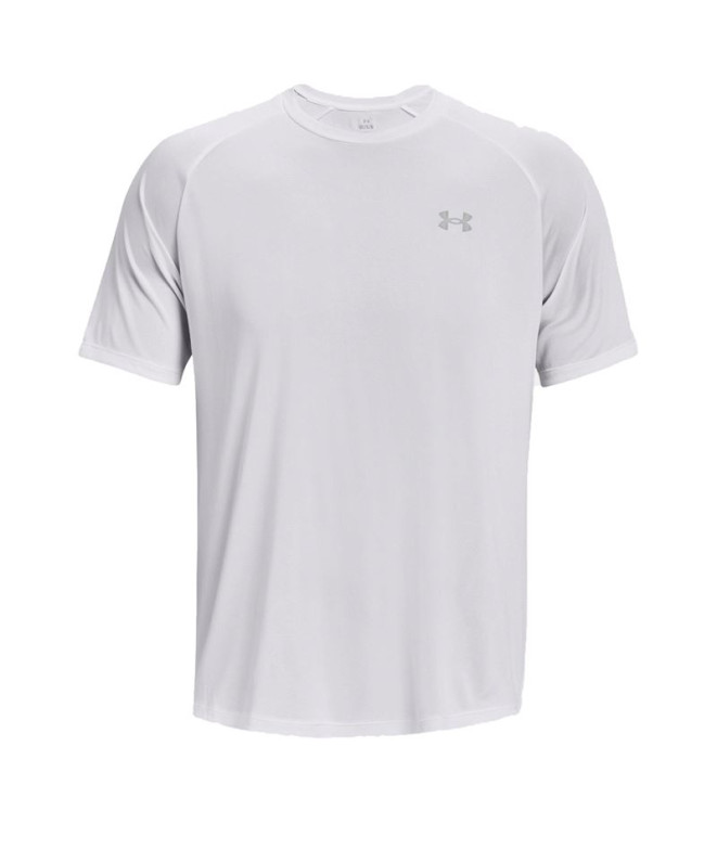 Camiseta Fitness por Under Amour Tech Refletor Branco Homem